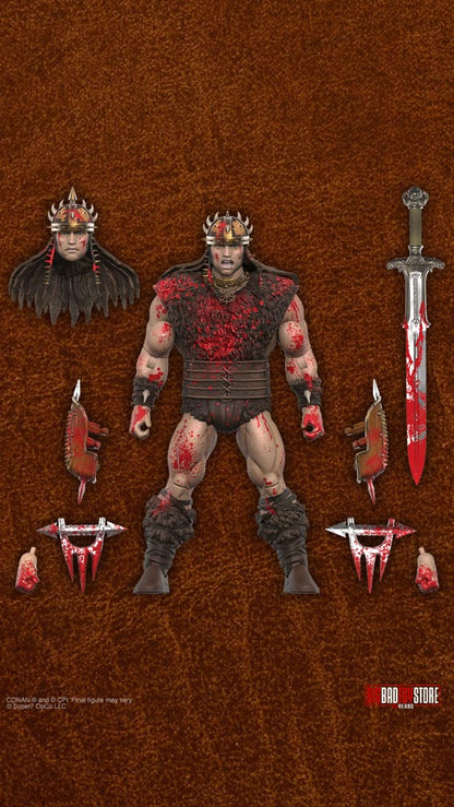 Conan the Barbarian Ultimates Action Figur Conan Blood Soaked Pit Fighter 18 cm