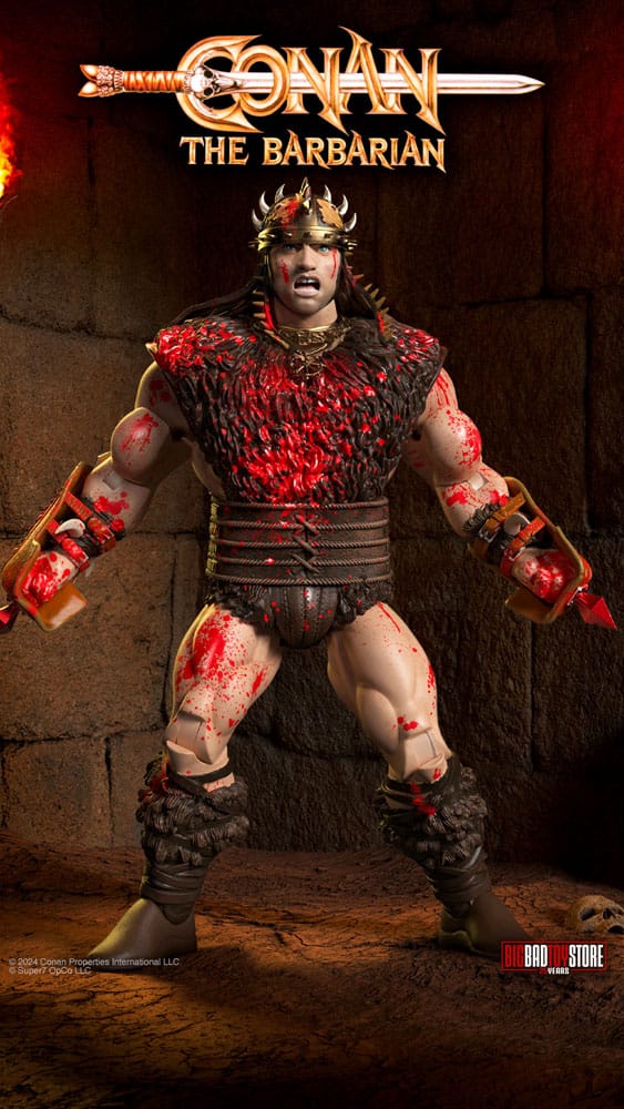Conan the Barbarian Ultimates Actiefiguur Conan Blood Soaked Pit Fighter 18 cm