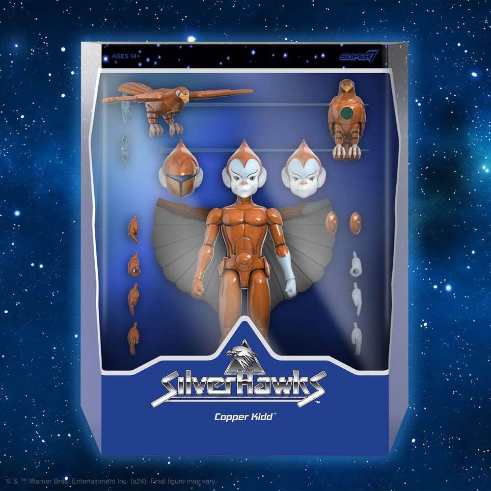 Silverhawks Ultimates Actie Figuur Wave 2 Copper Kidd (Cartoon nauwkeurig) 18 cm