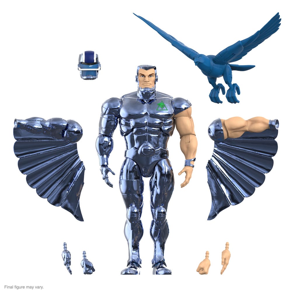 Silverhawks Ultimates Action Figur Steelwill (Toy Version Vac Metal) 18 cm