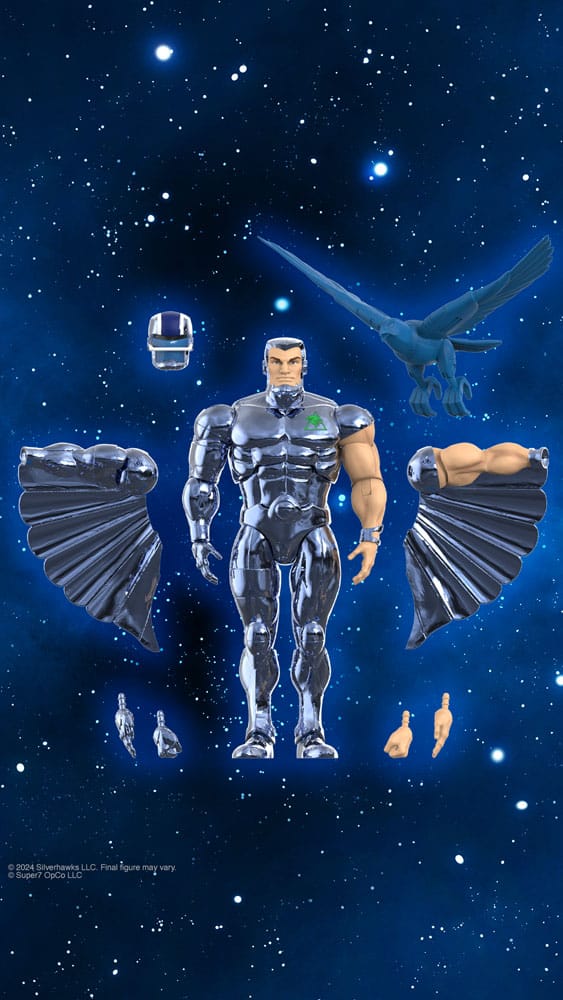 Silverhawks Ultimates Action Figur Steelwill (Toy Version Vac Metal) 18 cm