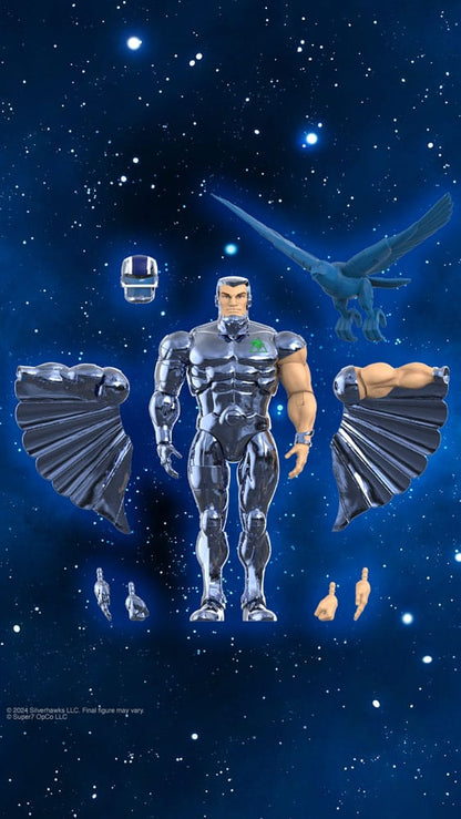 Silverhawks Ultimates Action Figur Steelwill (Toy Version Vac Metal) 18 cm