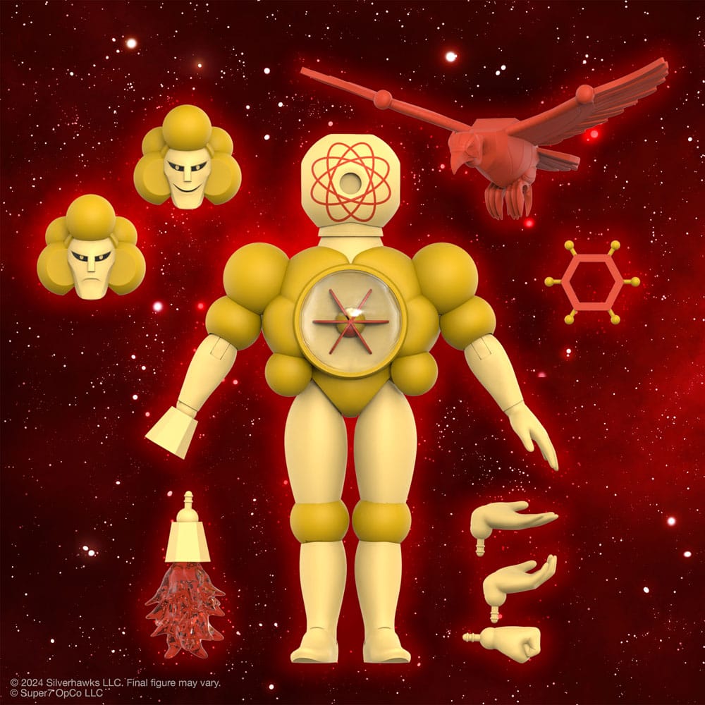 Silverhawks, aksiyon figürü Mo-Lec-U-Lar (oyuncak versiyonu) 18 cm