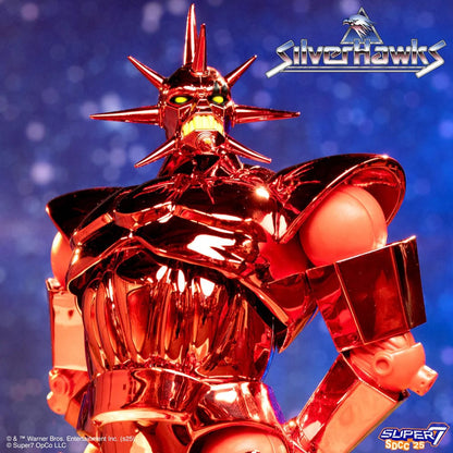 SilverHawks Ultimates Aksiyon Figürü Mon*Star Metalik Vac Metal 18 cm