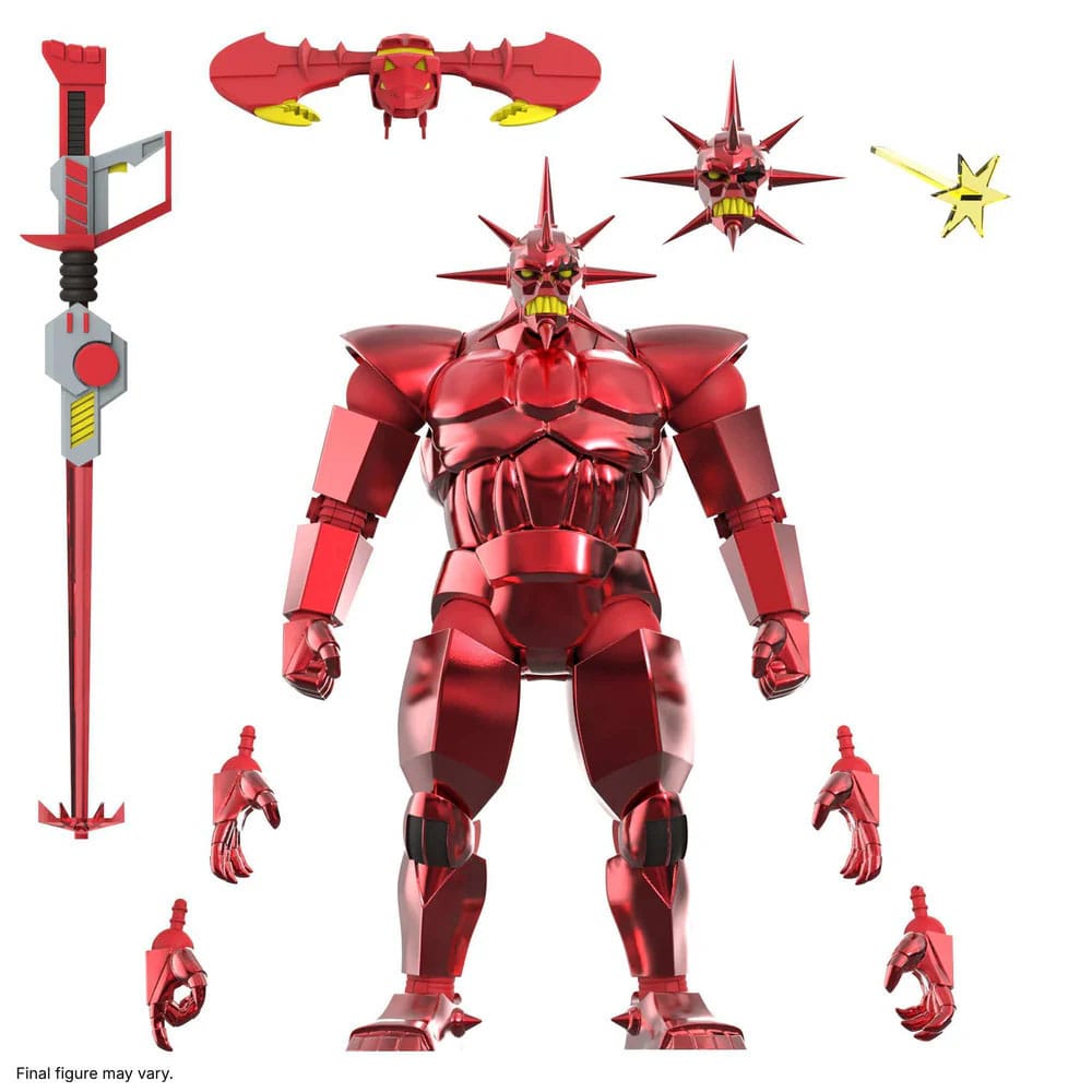 SilverHawks Ultimates Aksiyon Figürü Mon*Star Metalik Vac Metal 18 cm