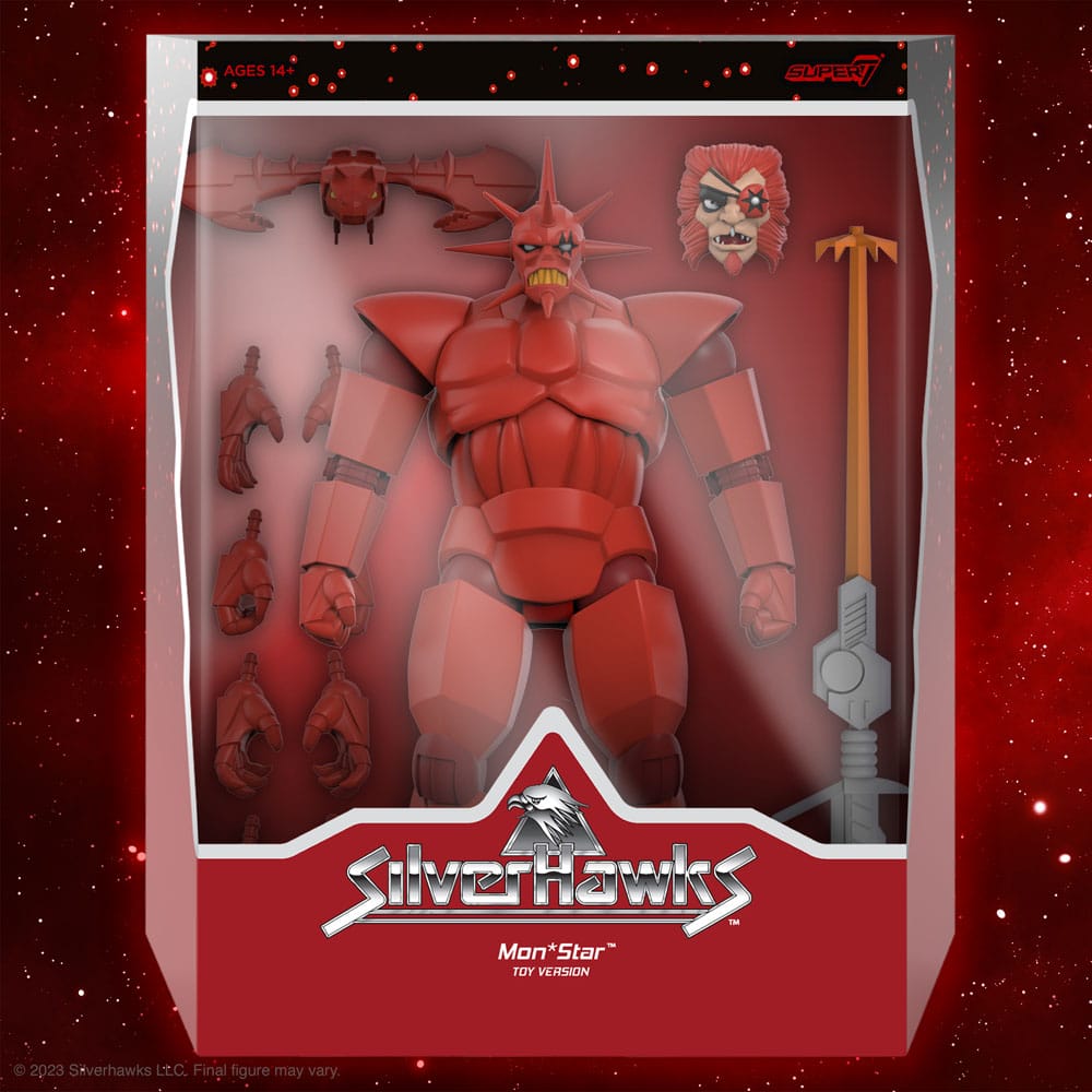 Silverhawks Ultimate Action Figure Mon*Star (versione giocattolo) 18 cm