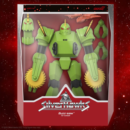 Silverhawks Ultimates Action Figuur Buzz-Saw (speelgoedversie) 18 cm