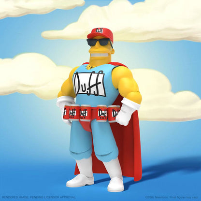 The Simpsons Ultimates Action Figure Duffman 18 cm