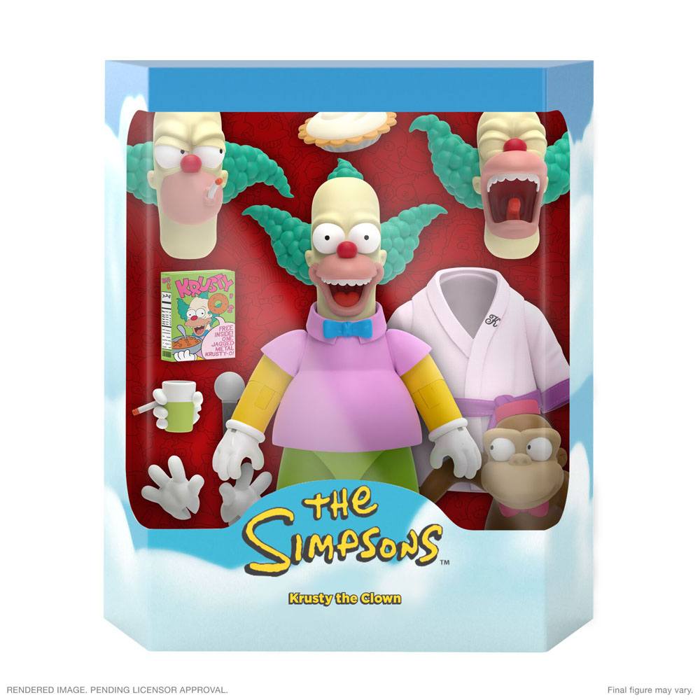 Les Simpsons Ultimemate Action Figure Krusty le clown 18 cm