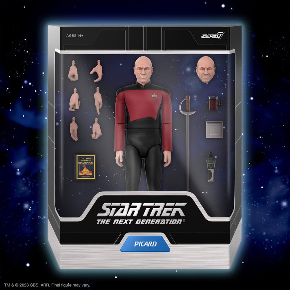 Star Trek: Sljedeća generacija Ultimates akcijske figure Kapetan Picard 18 cm