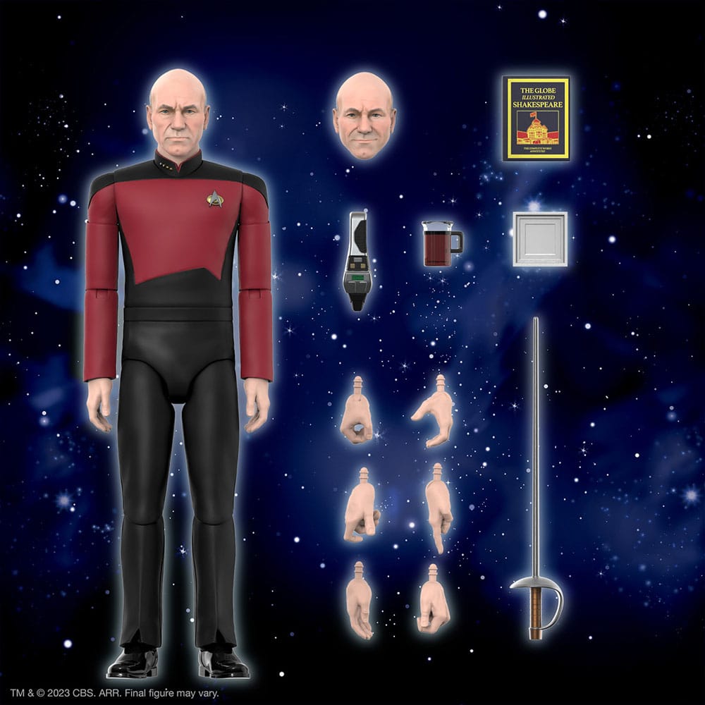 Star Trek: Sljedeća generacija Ultimates akcijske figure Kapetan Picard 18 cm