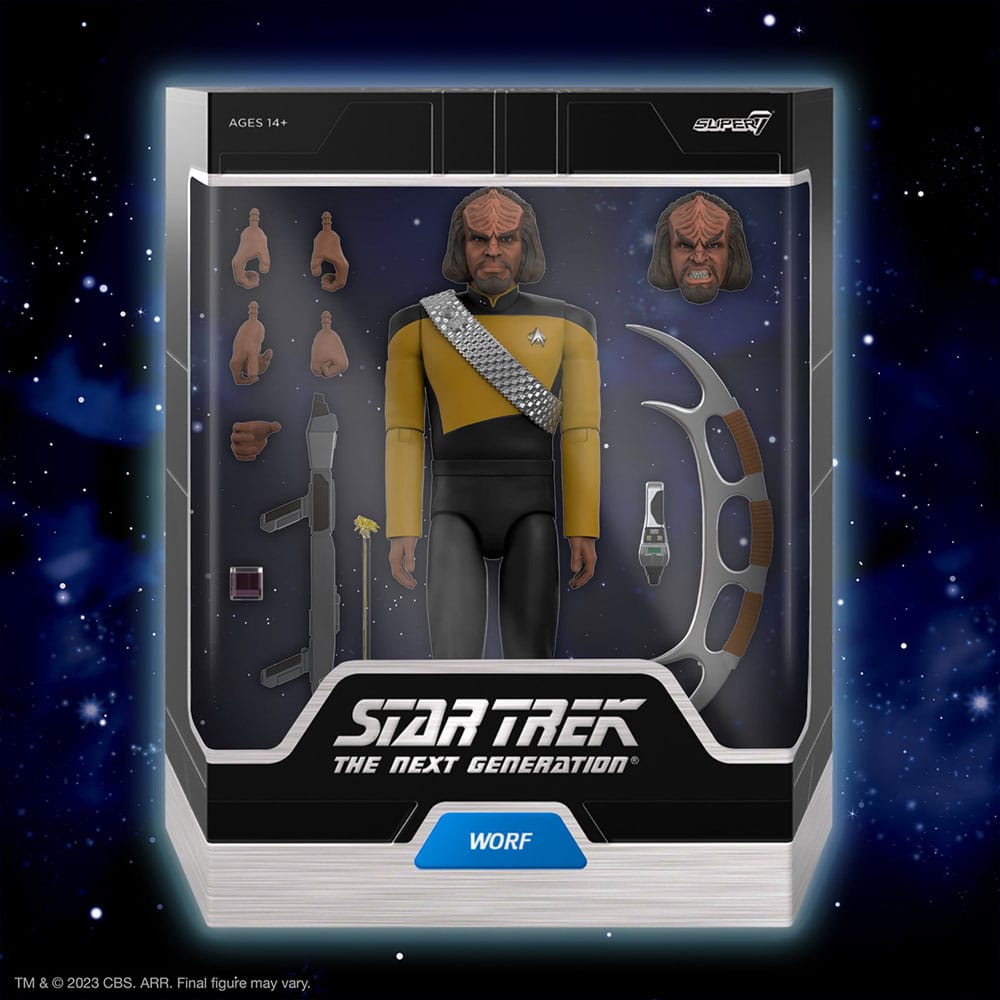 Star Trek: Yeni Nesil Ultimates Action Figure Worf 18 cm