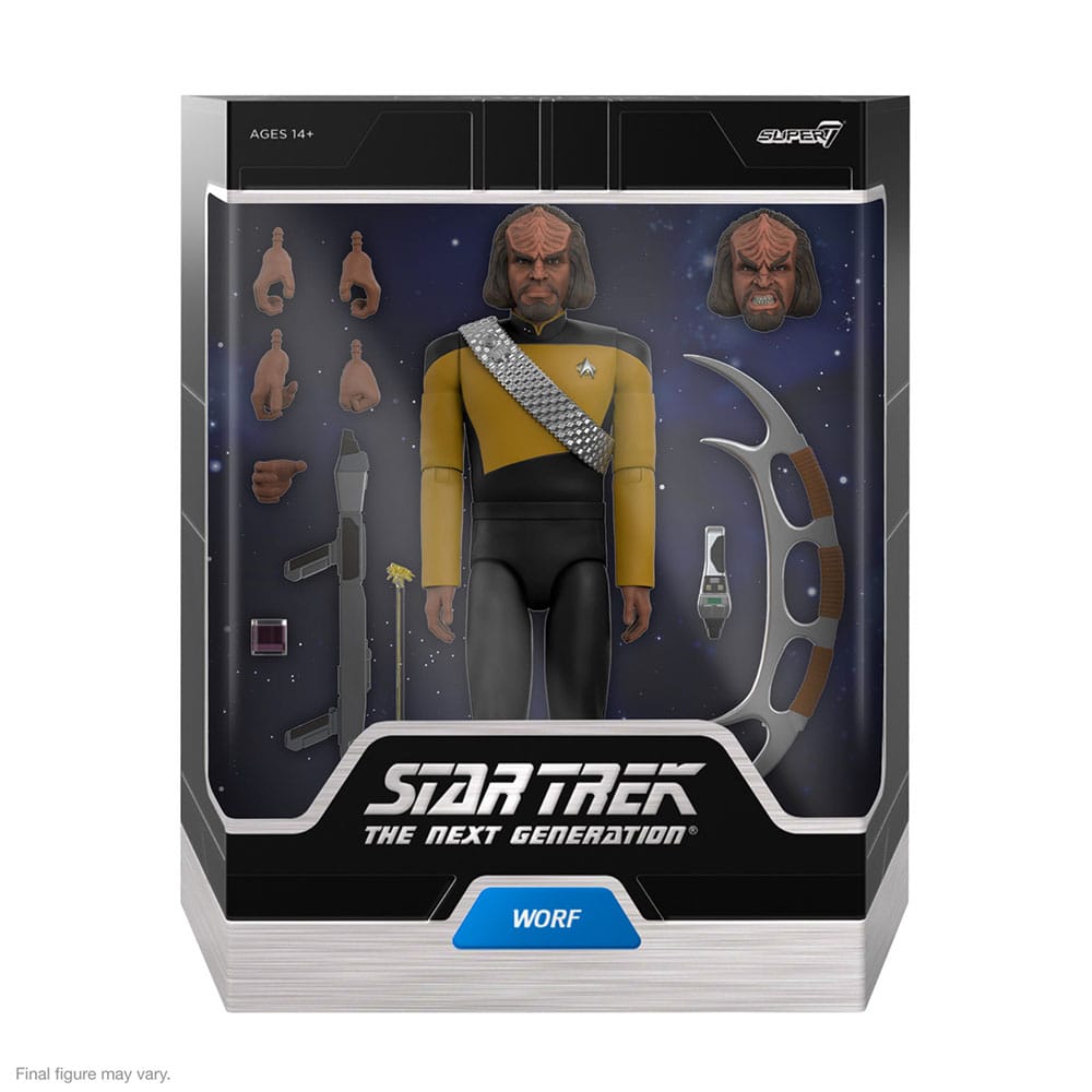 Star Trek: Yeni Nesil Ultimates Action Figure Worf 18 cm