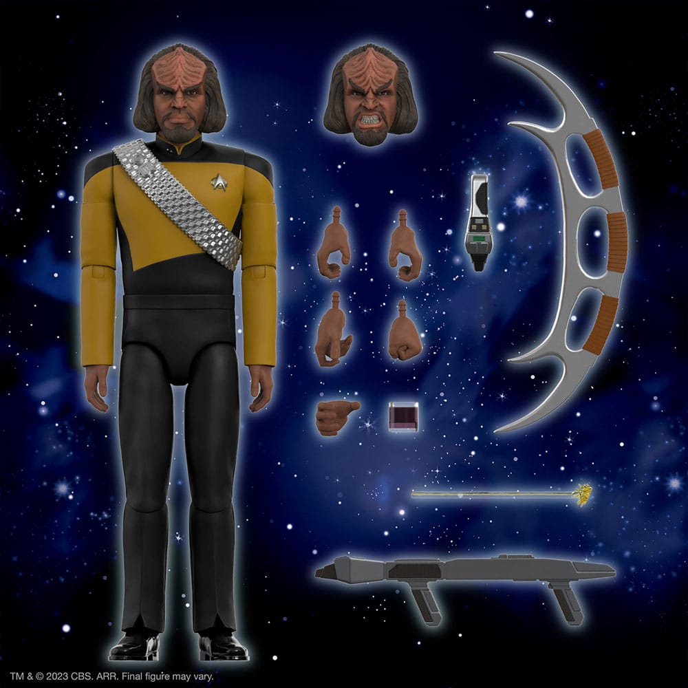 Star Trek: Yeni Nesil Ultimates Action Figure Worf 18 cm