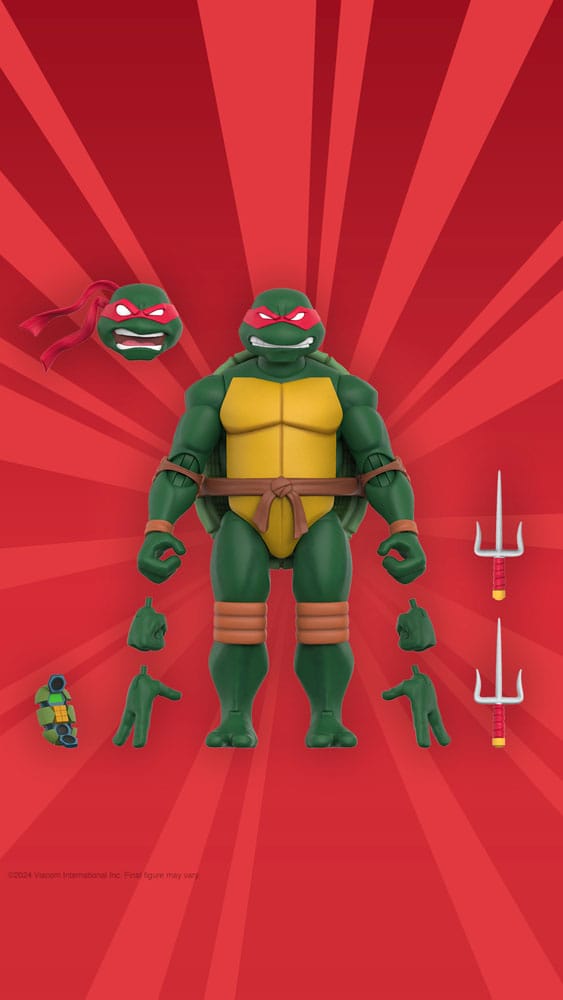 Teenage Mutant Ninja Turtles Ultimate Action Figür Dalgası 12 Raphael 18 cm