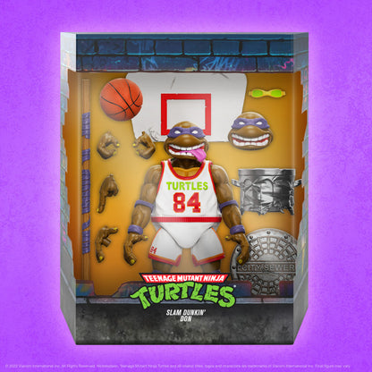 Teenage Mutant Ninja Turtles Ultimates Figura Action Slam Dunkin 'Don 18 Cm