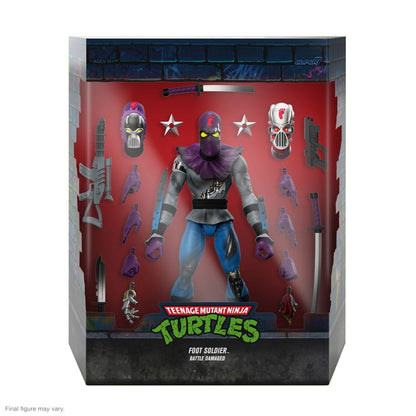 Teenage Mutant Ninja Turtles Ultimates Aksiyon Figürü Ayak Asker (Savaş Hasarlı) 18 cm
