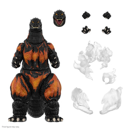 Toho Ultimates Action Figur Burning Godzilla 1995 20 cm
