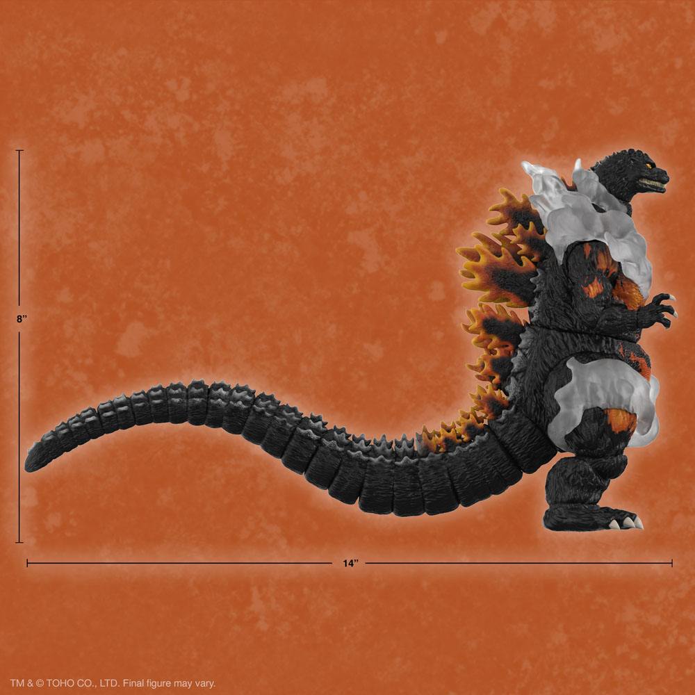 Toho Ultimates Action Figur Burning Godzilla 1995 20 cm