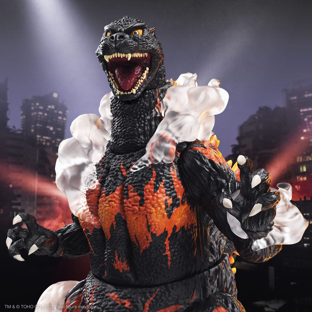 Toho Ultimates Action Figur Burning Godzilla 1995 20 cm