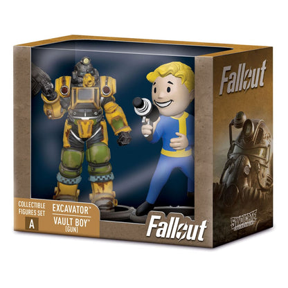 Fallout mini figure 2-pack Postavite bager i trezor (pištolj) 7 cm
