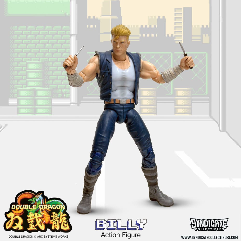 Double Dragon Deluxe Action Figur 1/12 Billy 18 cm