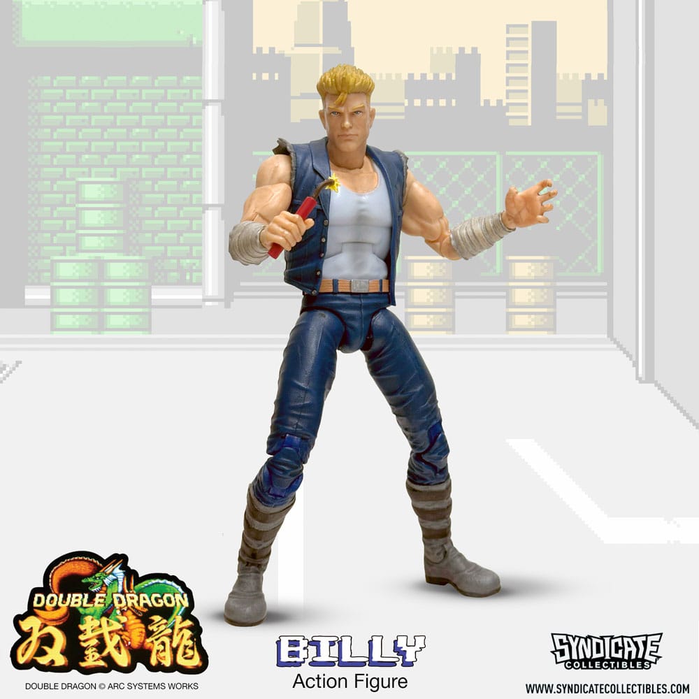 Double Dragon Deluxe Action Figur 1/12 Billy 18 cm