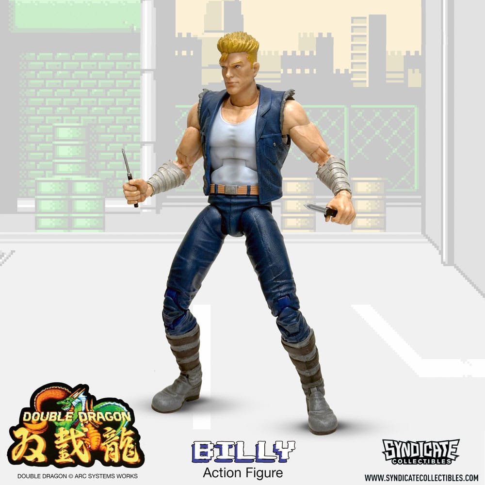 Double Dragon Deluxe Action Figur 1/12 Billy 18 cm