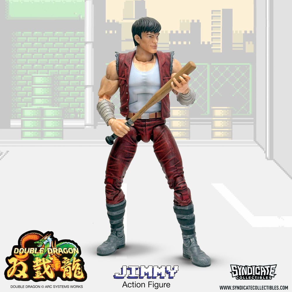 Double Dragon Deluxe Action Figur 1/12 Jimmy 18 cm