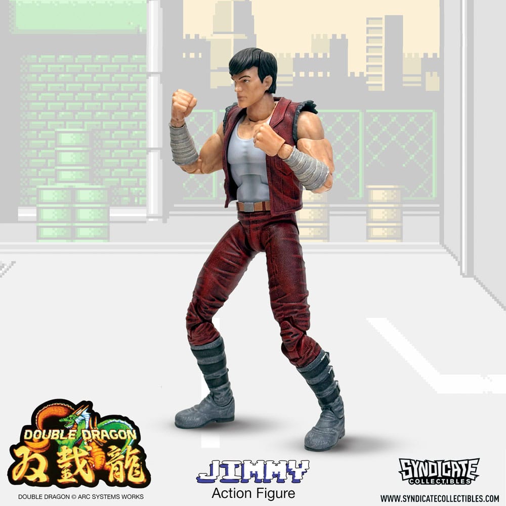 Double Dragon Deluxe Action Figur 1/12 Jimmy 18 cm