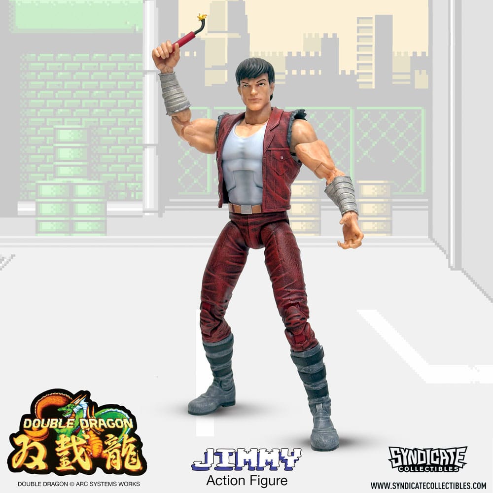 Double Dragon Deluxe Action Figur 1/12 Jimmy 18 cm