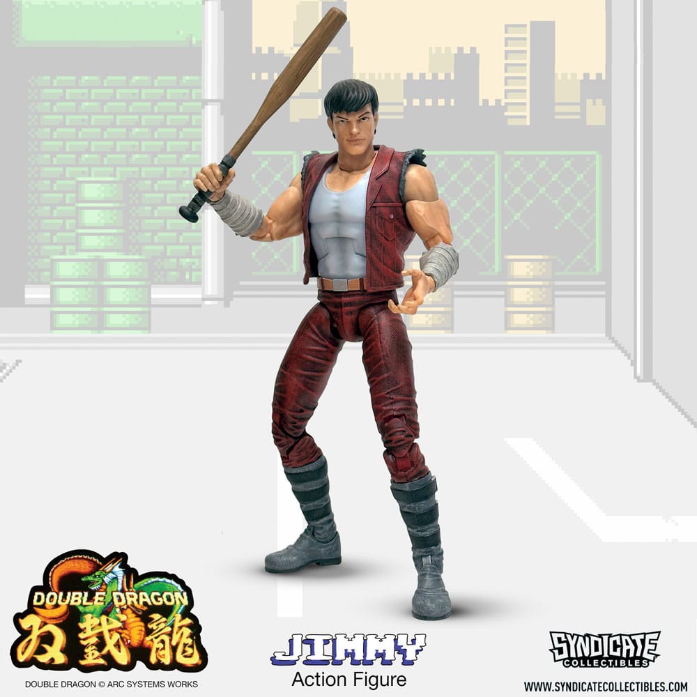 Double Dragon Deluxe Action Figur 1/12 Jimmy 18 cm