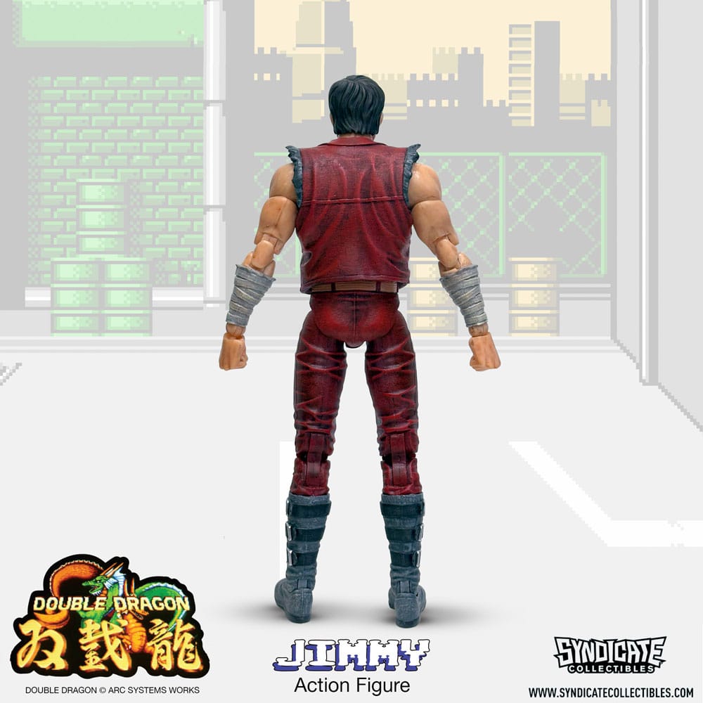 Double Dragon Deluxe Action Figur 1/12 Jimmy 18 cm
