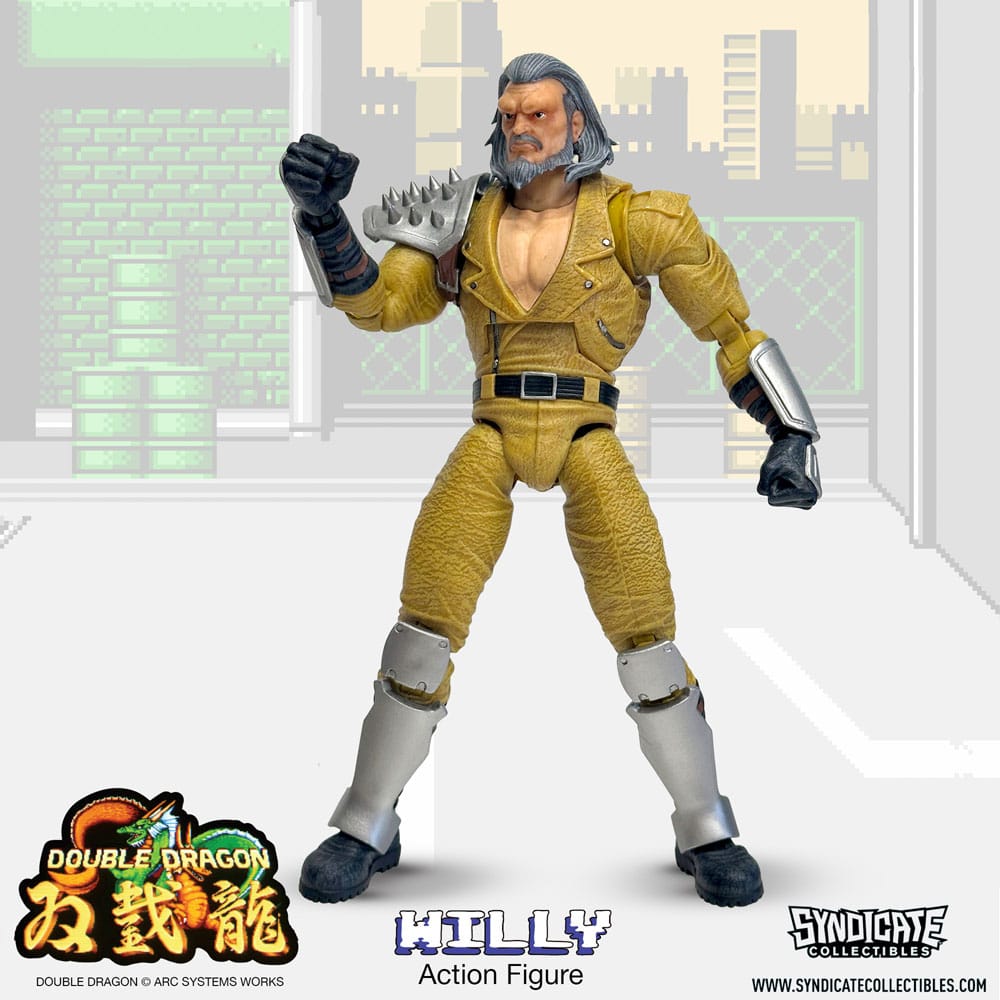 Double Dragon Deluxe Action Figur 1/12 Willy 18 cm