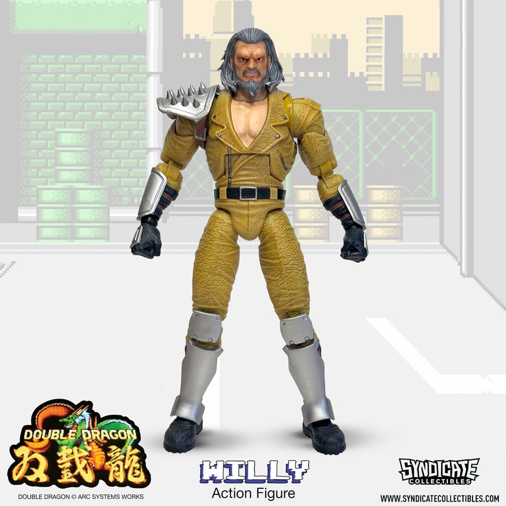 Double Dragon Deluxe Action Figur 1/12 Willy 18 cm