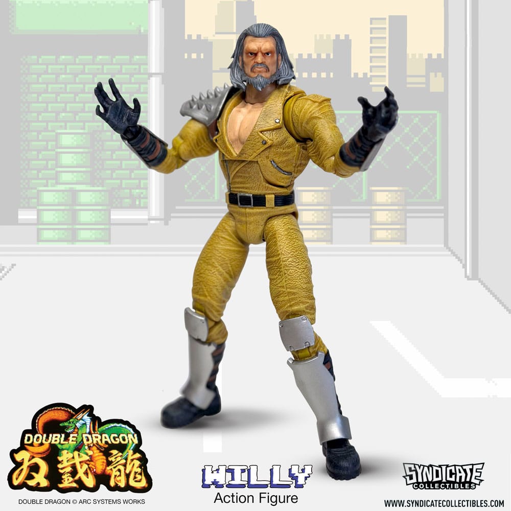 Double Dragon Deluxe Action Figur 1/12 Willy 18 cm