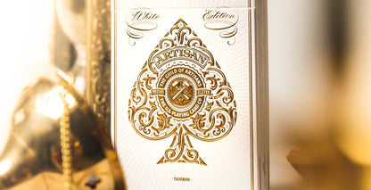 Cartes à jouer artisan blanc