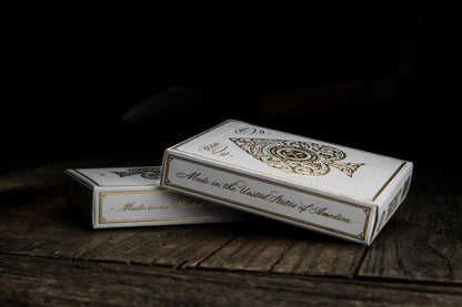 Cartes à jouer artisan blanc