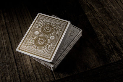 Cartes à jouer artisan blanc