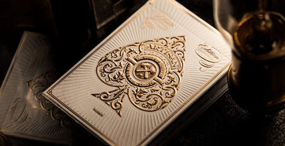 Cartes à jouer artisan blanc