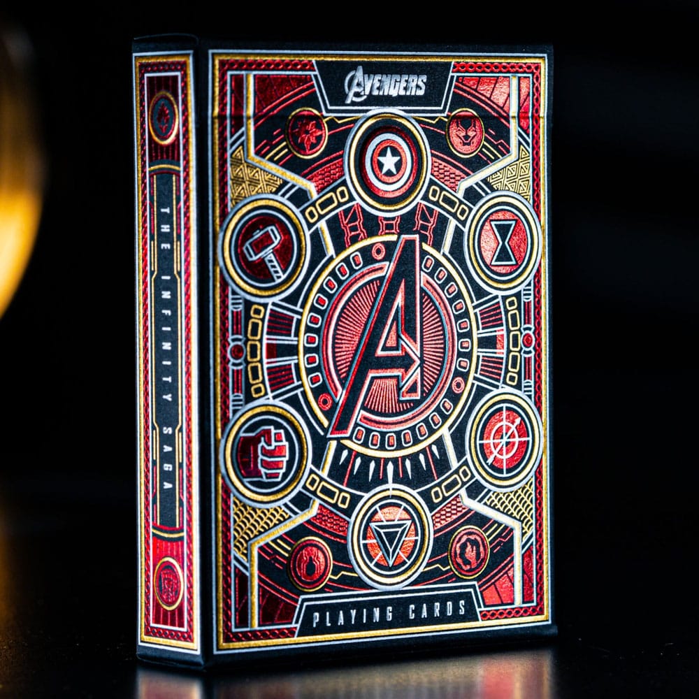 Avengers - The Infinity Saga Playing Cards Version rouge