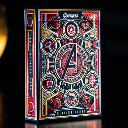 Avengers - The Infinity Saga Playing Cards Version rouge