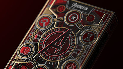 Avengers - The Infinity Saga Playing Cards Version rouge