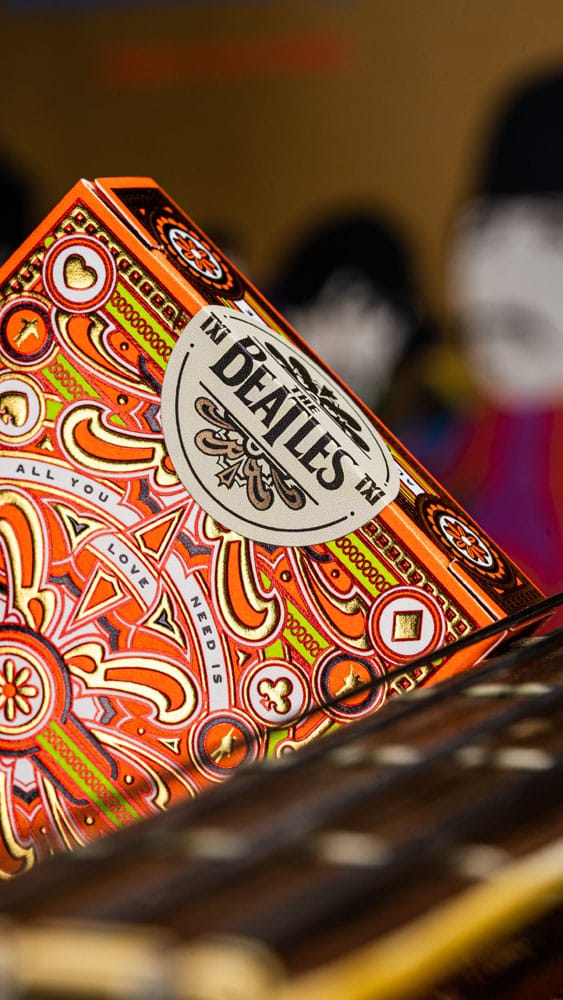 The Beatles Playing Cards Orange -versie
