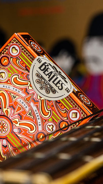 The Beatles Playing Cards Orange -versie
