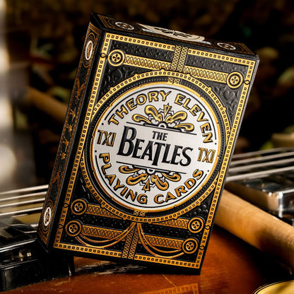 The Beatles som spiller kort svart spesialutgave