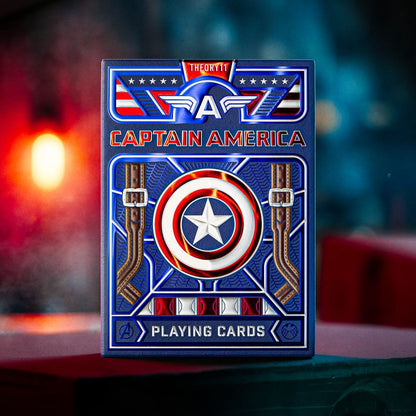 Carte da gioco Capitan America Design patriottico