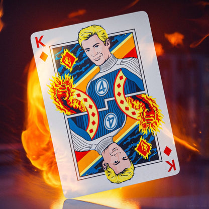 Fantastiske fire spillekort FANT4STIC