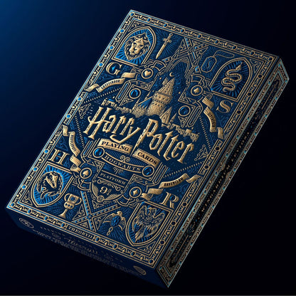 Cartes à jouer à Harry Potter Version bleue