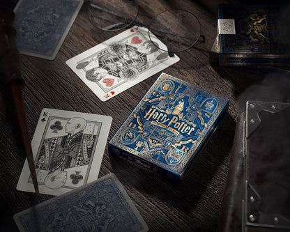 Cartes à jouer à Harry Potter Version bleue